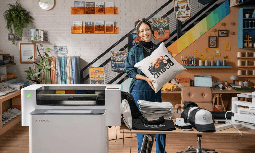不打价格战，做出高溢价！xTool DTF服装印花机众筹突破五百万美元